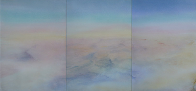 Farben verhallen Flughöhe