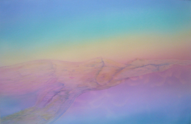 Nach einem langen Flug